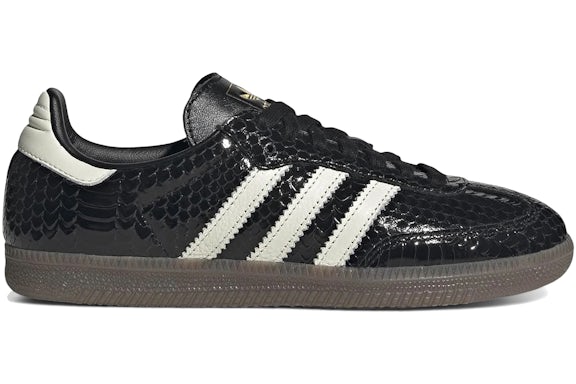 adidas Samba Patent Snakeskin Black Off White (Women's)