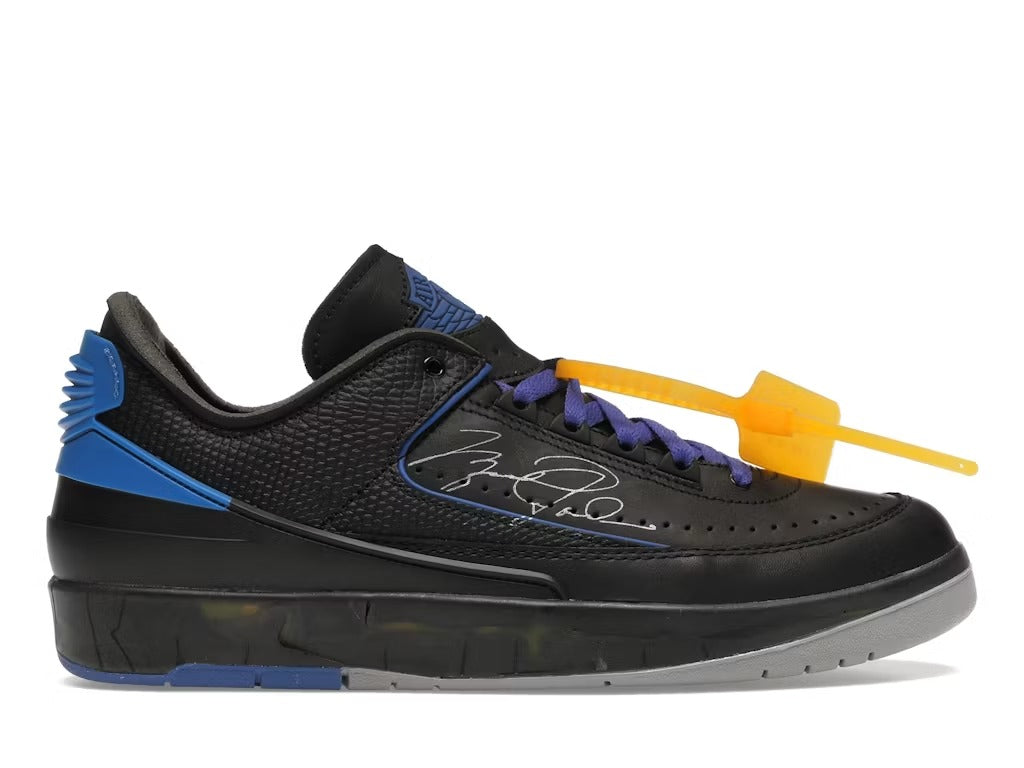 Used - Air Jordan 2 Retro Low SP Off-White Black Blue - US M 10.5 - catalog main image