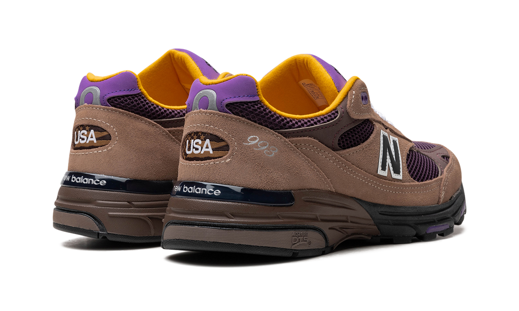 New Balance 993 Made in USA "Mushroom/Midnight Violet" Sneakers