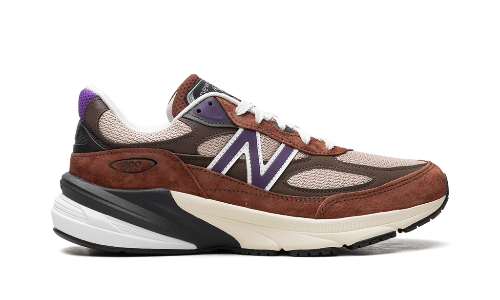 New Balance 990v6 Made in USA "Rich Oak/Cosmic Grape" Sneakers