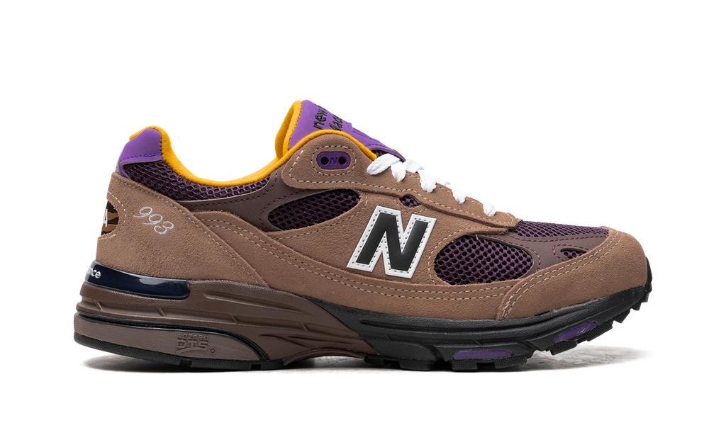 New Balance 993 Made in USA "Mushroom/Midnight Violet" Sneakers