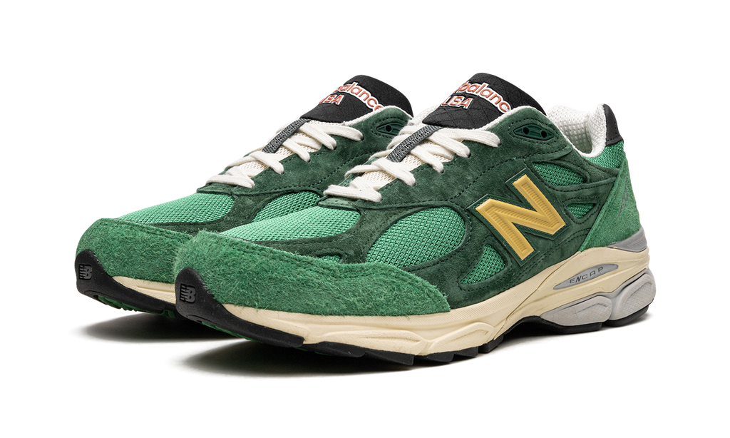 New Balance 990v3 Made in USA "Green/Yellow" Sneakers