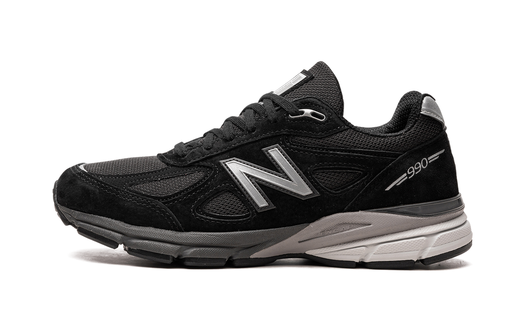 New Balance 990v4 Made in USA "Black/Silver" Sneakers