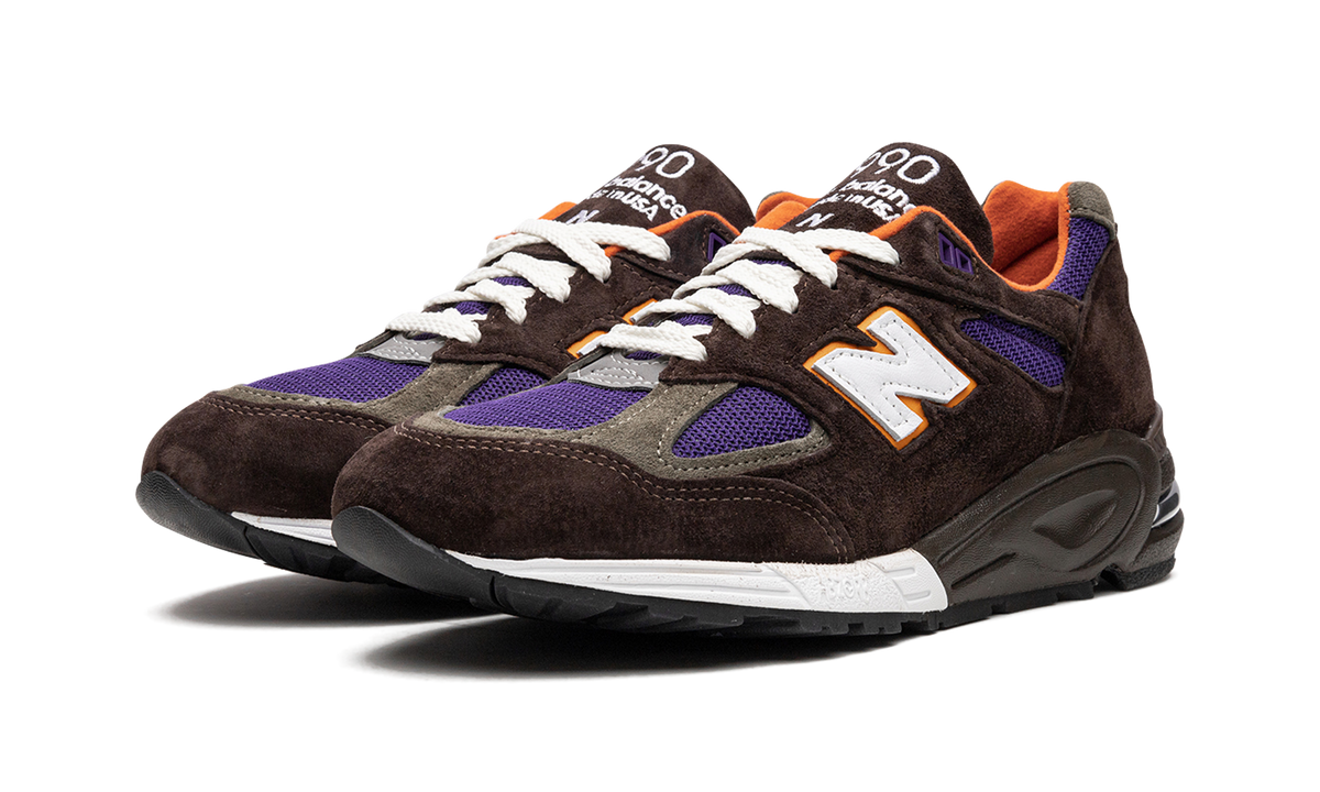 New Balance 990v2 "Brown/Orange/Purple" Sneakers