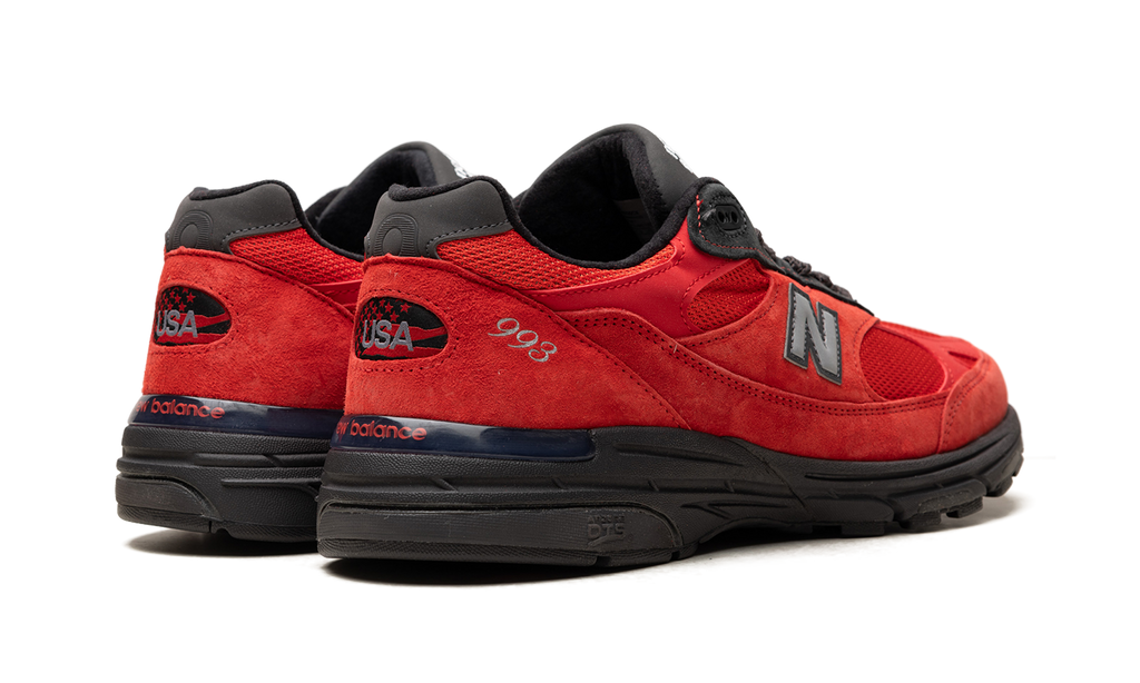New Balance 993 Made in USA "Red Black" Sneakers