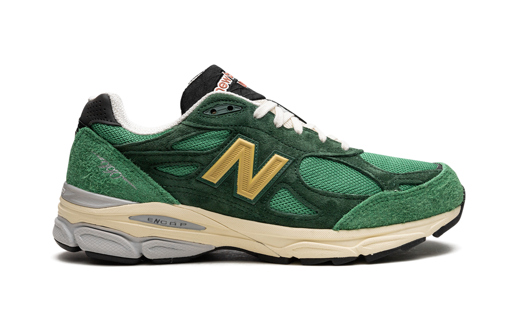 New Balance 990v3 Made in USA "Green/Yellow" Sneakers